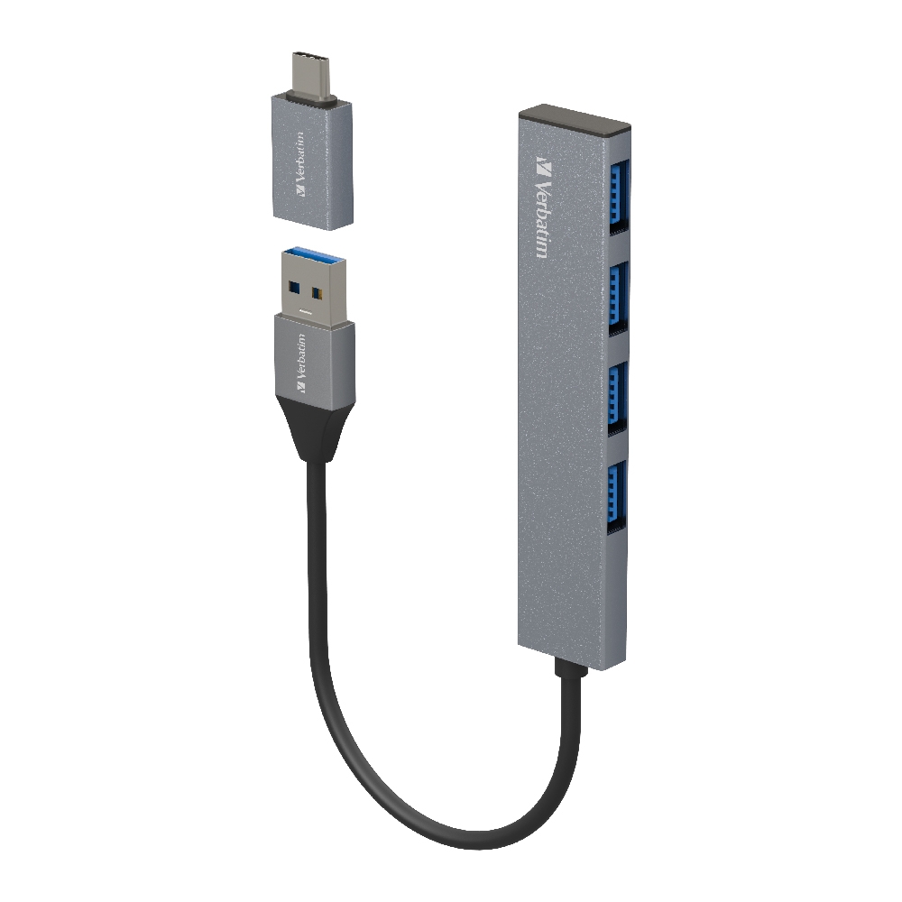Verbatim 4-in-1 USB Hub with Type C Adaptor | | Genius Mobile