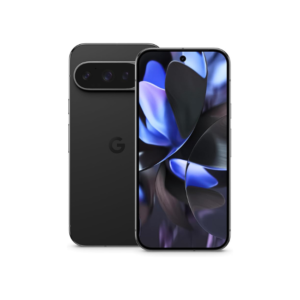 Google Pixel 9 Pro XL 16GB | 128GB in Obsidian, showcasing the sleek design with a 6.7-inch OLED display and triple-camera system.